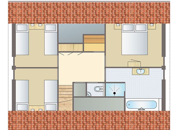 Guest house 173275 - Bungalow Midden Drenthe - Hof van Saksen | 8-persoons boerderij | 8L1