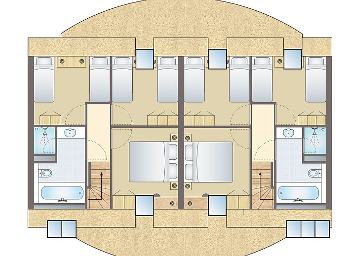Guest house 173277 - Bungalow Midden Drenthe - Hof van Saksen | 12-persoons boerderij | 12FF