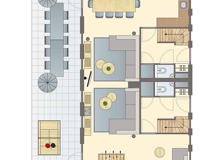 Guest house 173282 - Bungalow Midden Drenthe - Hof van Saksen | 10-persoons boerderij | 10FF