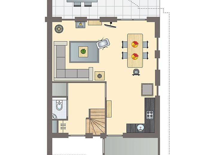 Verblijf 173286 - Bungalow Midden Drenthe - Hof van Saksen | 4-persoons Newbornboerderij | 4CEN1