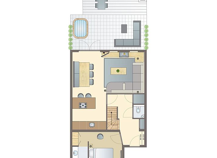 Verblijf 173287 - Bungalow Midden Drenthe - Hof van Saksen | 6-persoons Wellness Waterfront boerderij | 