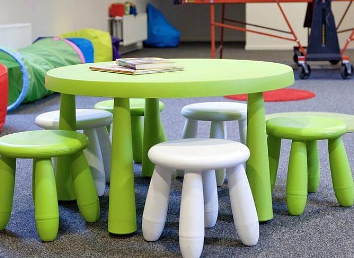 Speelplek en natuurlijke omgeving bij Vakantiehuisje in Witteveen, omgeven door de prachtige natuur van Drenthe.