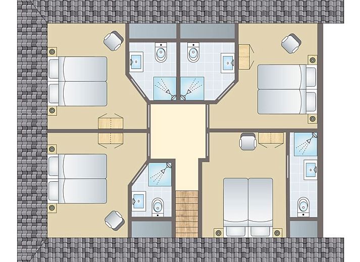 Guest house 173407 - Bungalow Midden Drenthe - Orveltermarke | 12-persoons bungalow - Extra toegankelijk |