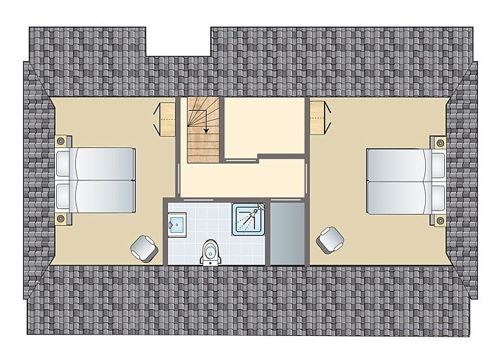 Entspannen Sie sich in der luxurioesen Sauna des 6-Personen-Bungalows Orveltermarke in Witteveen, Midden Drenthe.