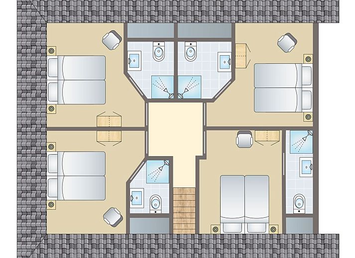 Unterkunft 173424 - Bungalow Midden Drenthe - Orveltermarke | 12-persoons bungalow - Extra toegankelijk | 