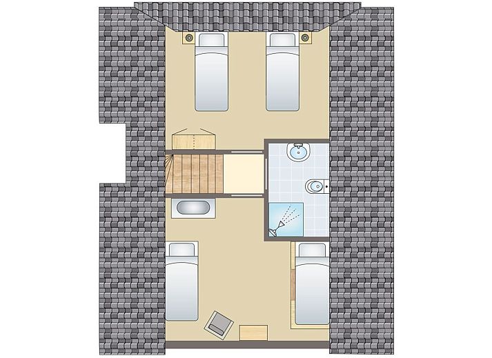 Verblijf 173434 - Bungalow Midden Drenthe - Orveltermarke | 6-persoons kinderbungalow | 6CK