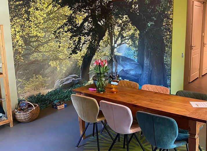 Moderne keuken in Vakantiehuisje in Westdorp, Midden Drenthe, perfect voor culinaire avonturen.