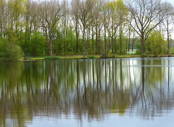 Ruime binnenruimte van Huisje in Eext, vakantiehuis in Noord Drenthe.