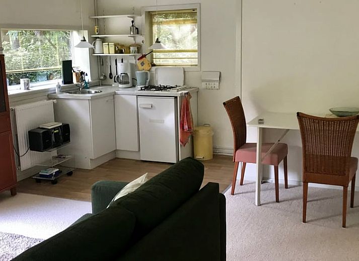 Ferienhaus in Norg, Nord-Drenthe, umgeben von viel Gruen mit einer gemuetlichen Terrasse fuer Entspannung in der Natur von Drenthe.