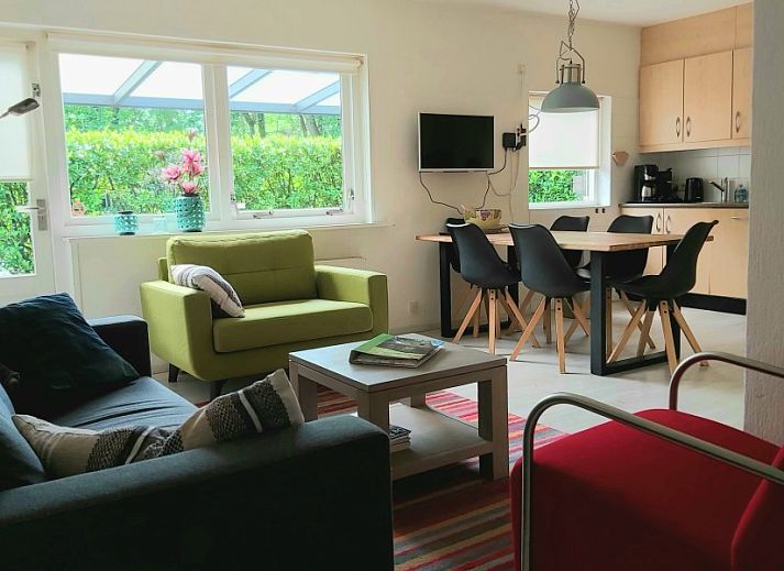 Eingang zum Ferienhaus Morgenster in Norg, umgeben von Natur in Nord-Drenthe, ideal zum Entspannen.