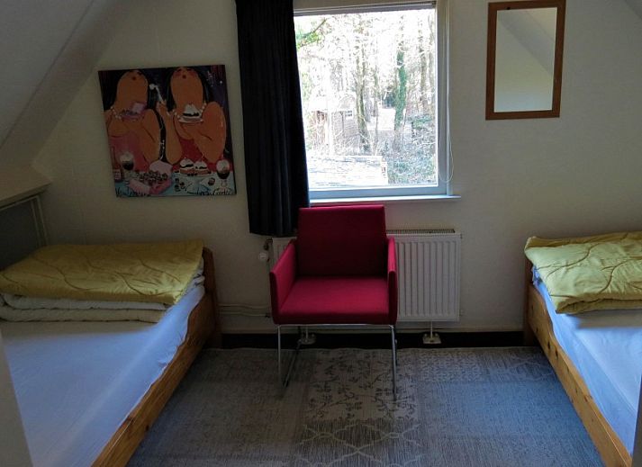 Gemuetliche Veranda des Ferienhauses Morgenster in Norg, Nord-Drenthe, ideal fuer Sommerabende im Freien.