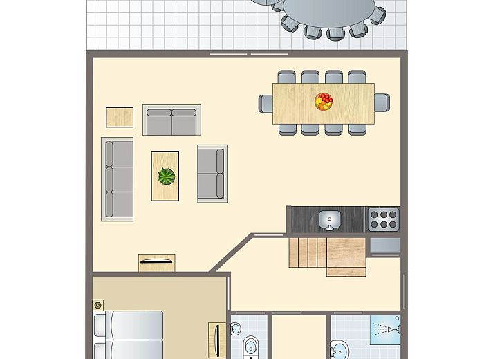 Guest house 1829101 - Bungalow Noord Drenthe - Het Land van Bartje | 10-persoons boerderij | 10FL