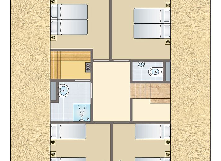 Guest house 1829101 - Bungalow Noord Drenthe - Het Land van Bartje | 10-persoons boerderij | 10FL