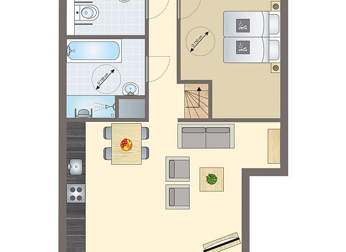 Guest house 182929 • Bungalow Noord Drenthe • Het Land van Bartje | 4-persoons bungalow - Speciaal toegank 