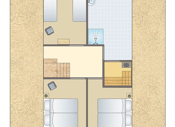 Guest house 182957 - Bungalow Noord Drenthe - Het Land van Bartje | 8-persoons boerderij | 8EL