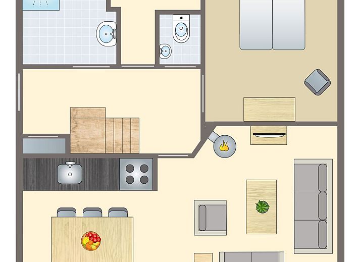 Verblijf 182981 - Bungalow Noord Drenthe - Het Land van Bartje | 6-persoons boerderij | 6D3