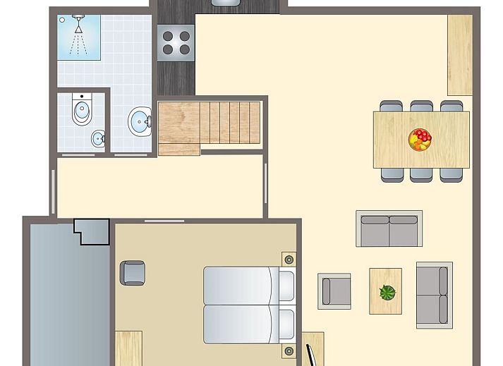 Unterkunft 182988 - Bungalow Noord Drenthe - Het Land van Bartje | 6-persoons bungalow | 6D5