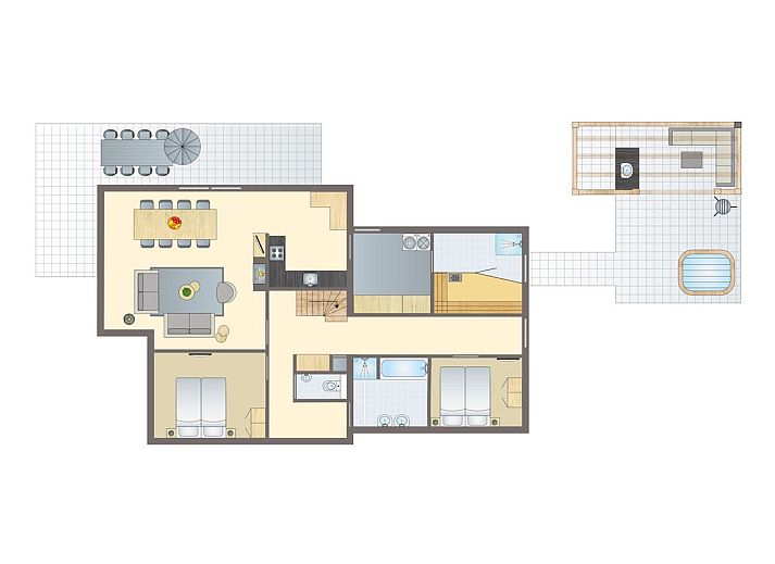 Unterkunft 182990 - Bungalow Noord Drenthe - Het Land van Bartje | 8-persoons wellnessbungalow - Breed to