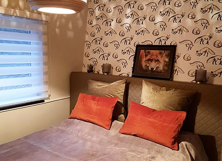 Vakantiehuisje in Steenbergen met schommelstoel op de veranda, Noord Drenthe, Drenthe.