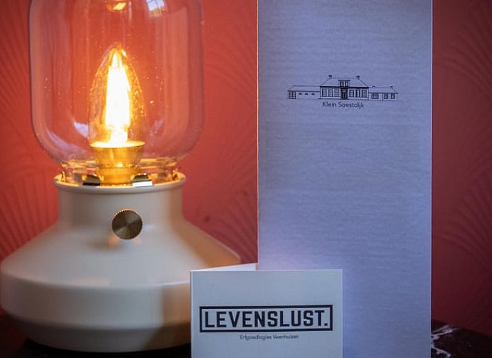Cozy living room of Huisje in Veenhuizen, vacation home in North Drenthe, with vintage interior and lots of natural light.