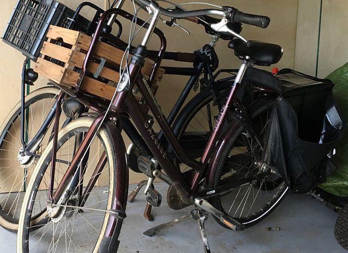 Moderne keuken in Huisje in Bunne, vakantiewoning in Bunne, Noord Drenthe, met stijlvolle inrichting en praktische voorzieningen.