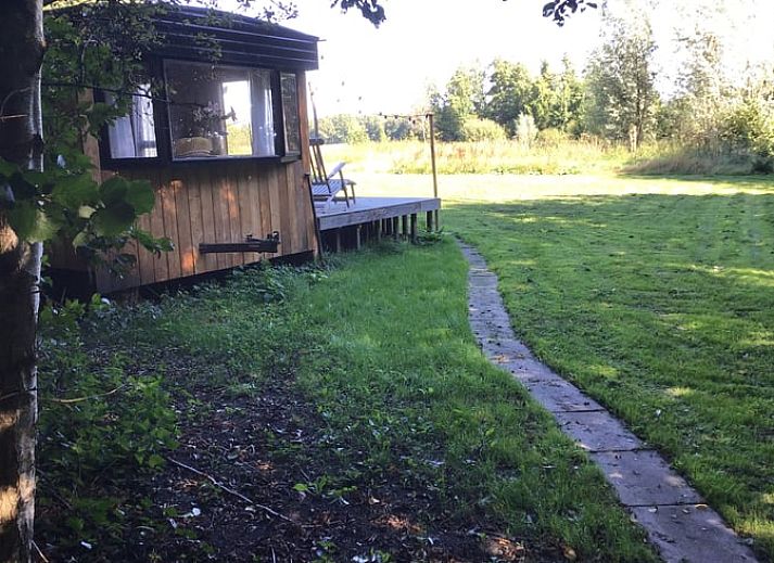 Stijlvolle badkamer in Vakantiehuis in Ekehaar, Noord Drenthe, Drenthe.
