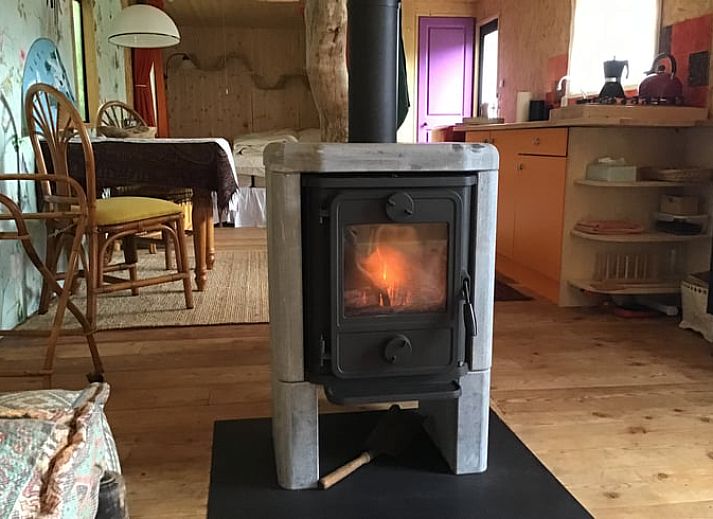 Knusse slaapkamer in Vakantiehuis in Ekehaar, Noord Drenthe, Drenthe.