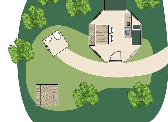 Traditional wooden outbuilding at Cottage in Drouwenerveen, vacation accommodation in North Drenthe, Drenthe.