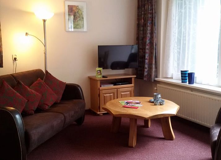 Rustige tuin bij Vakantiehuis in Meppen, Zuidoost Drenthe, ideaal voor ontspanning in de natuur.