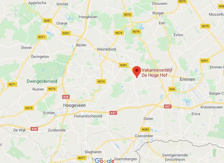 Vakantiehuis in Aalden, collage van sfeervolle tuinen en huisjes in Zuidoost Drenthe, Drenthe.