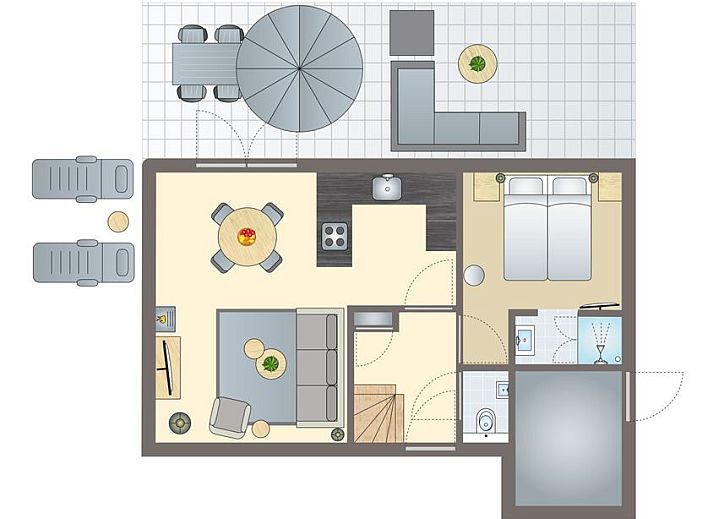 Unterkunft 190310 - Bungalow Zuidoost Drenthe - Aelderholt | 4-persoons wellnesswoning | 4ELW