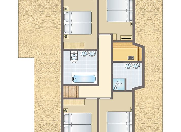 Unterkunft 190317 - Bungalow Zuidoost Drenthe - Aelderholt | 12-persoons bungalow | 12EL