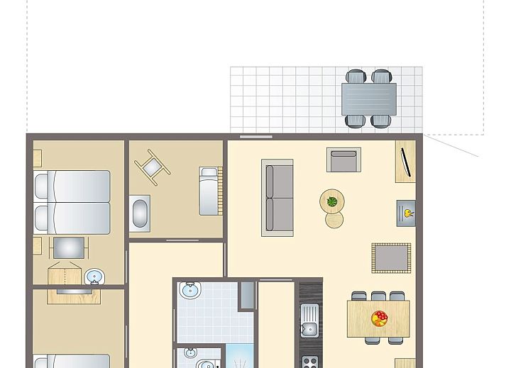 Unterkunft 190363 - Bungalow Zuidoost Drenthe - Aelderholt | 4-persoons babybungalow | 4CN