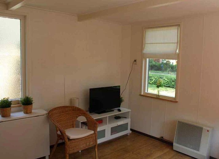 Blick auf bluehende Felder in der Naehe des Ferienhauses DG280 in Exloo, Sued-Ost Drenthe. Geniessen Sie die ruhige Natur und die rustikale Umgebung.