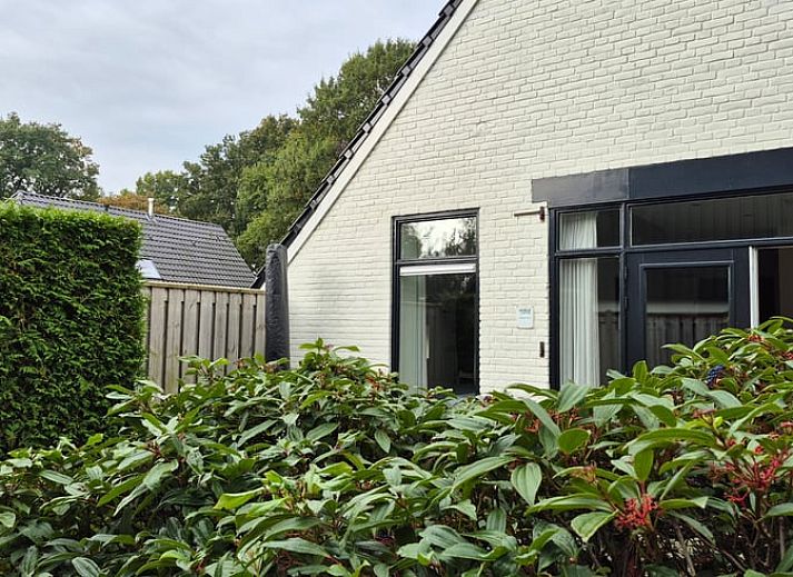 Attractive bedroom in Holiday Home in Dalerveen, Southeast Drenthe, with views of green surroundings and stylish furnishings.