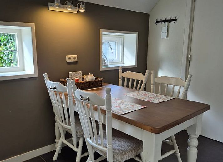 Modern bathroom in Holiday Home in Dalerveen, Southeast Drenthe, with spacious shower and stylish tiles for a comfortable stay.