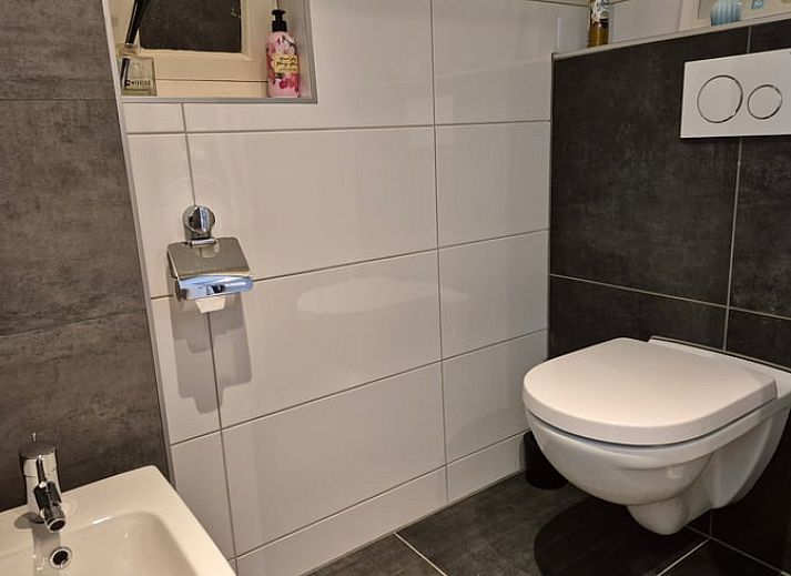 Entspanntes Badeerlebnis im Cottage in Dalerveen, Ferienhaus in Sued-Ost-Drenthe, Drenthe. Geniessen Sie Luxus und Ruhe im Badezimmer.