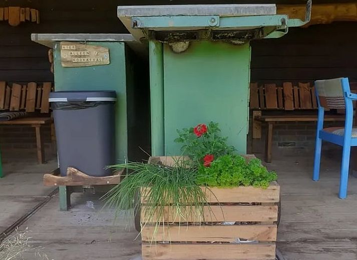 Rustic setting at Holiday home in Emmen, overlooking green surroundings in Drenthe.
