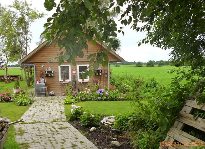 Charmantes Ferienhaus in Nieuw-Dordrecht mit Blick auf gruene Felder in Suedost-Drenthe, Drenthe.