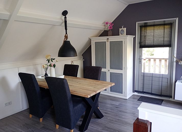 Balcony overlooking nature at vacation home DG1648 in Tweede Exloermond, Drenthe.