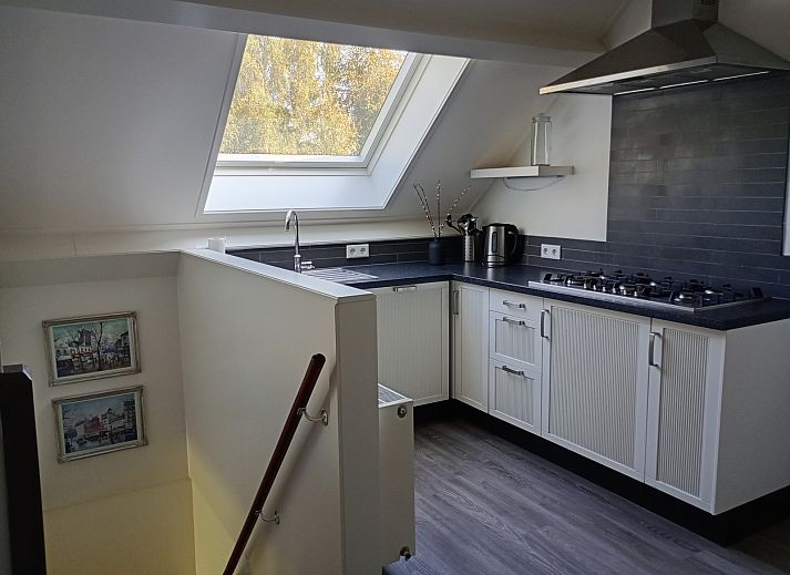 Balcony overlooking nature at vacation home DG1648 in Tweede Exloermond, Drenthe.