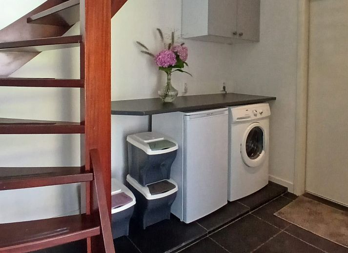 Balcony overlooking nature at vacation home DG1648 in Tweede Exloermond, Drenthe.