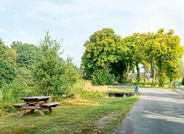 Gemuetliche Sitzecke im Ferienhaus in Zwinderen, ideal fuer Familienurlaub in Sued-Ost-Drenthe.