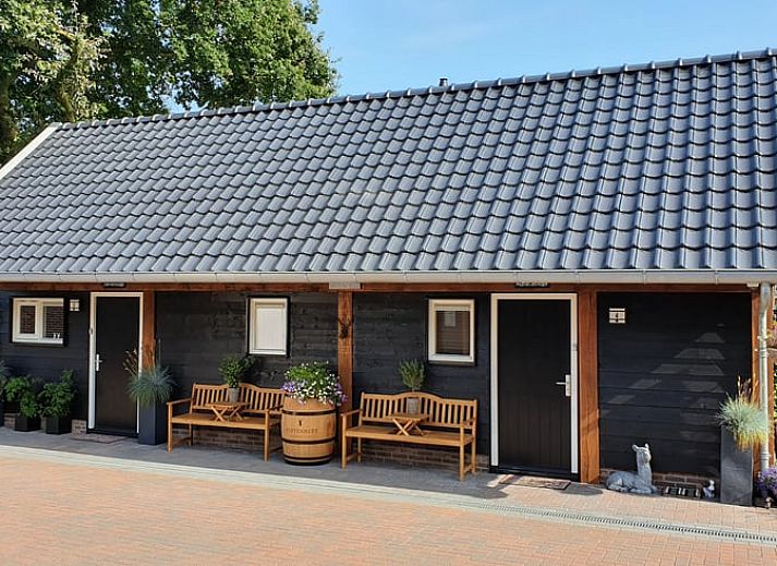 Entree van Vakantiehuisje in Fluitenberg, charmante B&B in het groene hart van Zuidwest Drenthe.