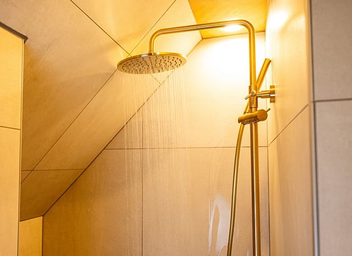 Luxury bedroom in Cottage in Fluitenberg, vacation home in Southwest Drenthe with comfortable double bed and stylish interior.