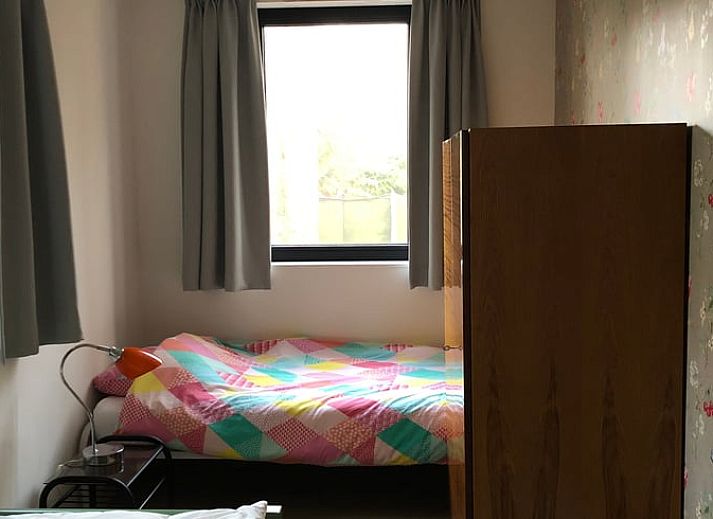 Cozy living room of Holiday Home in Doldersum, Southwest Drenthe, with modern kitchen and cozy interior for a relaxing stay.