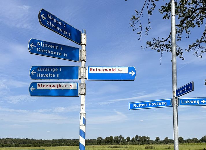Spielplatz im Ferienhaus DG1706, Havelte, Drenthe inmitten der Natur.