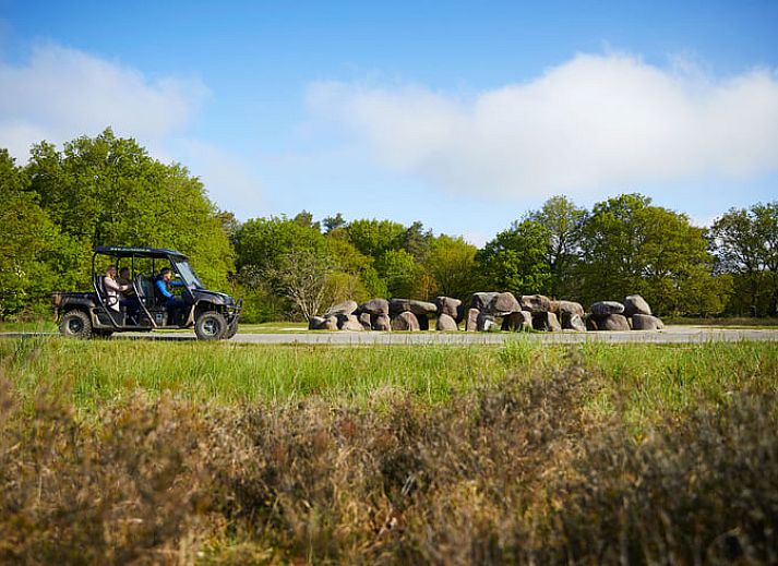 Gemuetliches Wohnzimmer des Ferienhauses in Havelte, Ferienhaus im Suedwesten von Drenthe, mit stilvoller Einrichtung und viel Tageslicht.