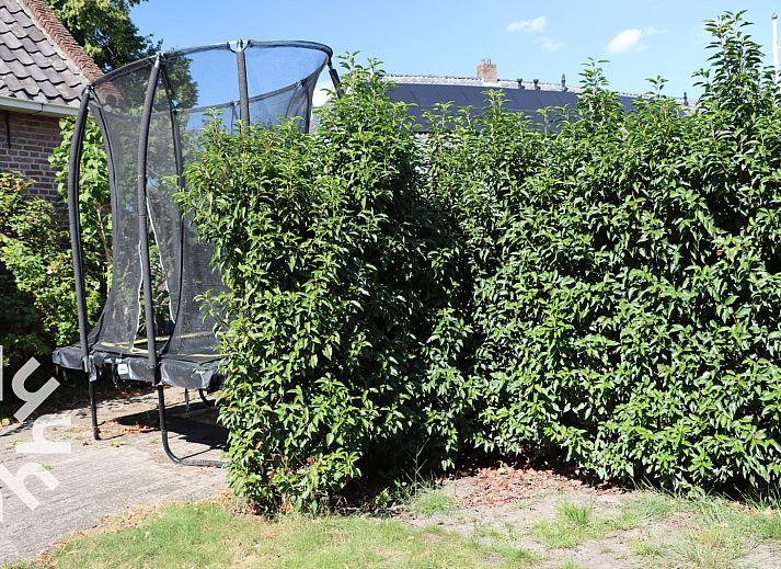 Gezellige woonkamer van DG264 vakantiehuis in Diever, Zuidwest Drenthe met comfortabele stoelen.