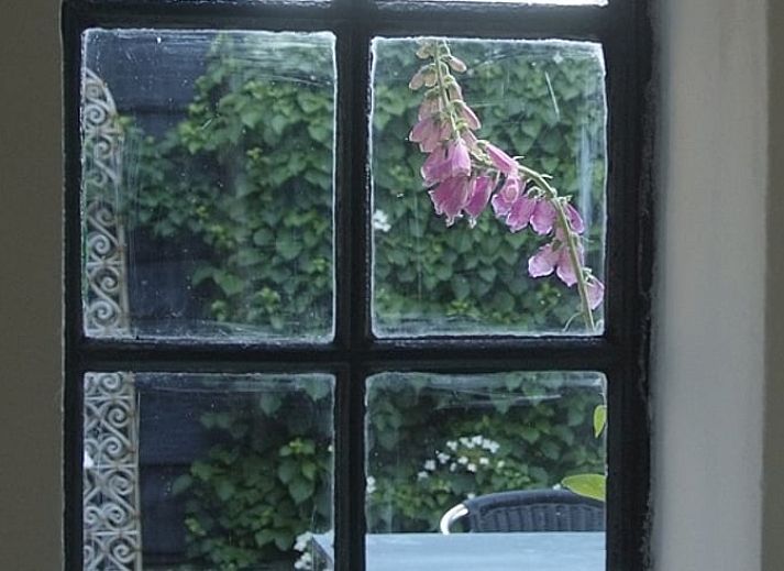 Rustikale Ecke von Cottage in Zuidwolde, Cottage mit Backsteinmauern, Suedwest-Drenthe, Drenthe.